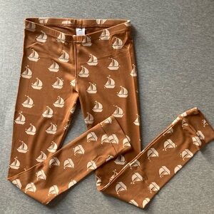 🇨🇦 Little & Lively Sailboat Leggings, size 11/12 years